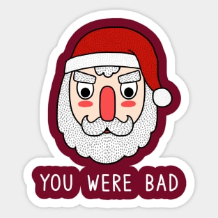 Santa Knows Everything Sticker